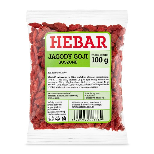 GOJI BOBULE 100 G HEBAR