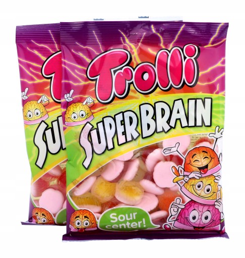 TROLLI Super Brain Sour Brain Ovocné želé 150g