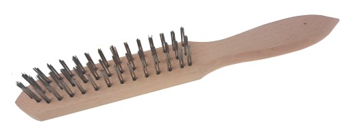 4-radová drôtená kefa
