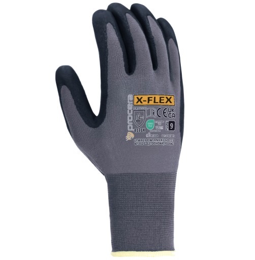 Pracovné rukavice X-FLEX Nitrilová pena FOAM ULTRA PRECISE MAX FLEX
