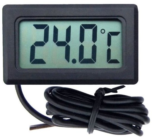 MODULÁRNY LCD TEPLOMER, ČIERNA, OD -20°C DO 100°C