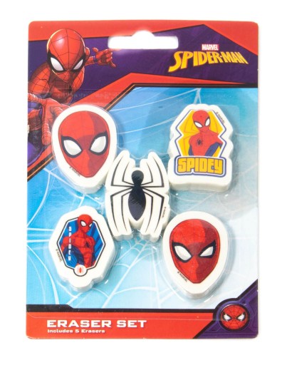Guma 5 ks set Marvel Spider-Man