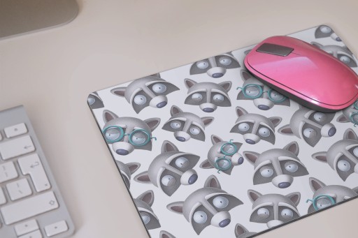 Podložka pod myš Raccoon podložka pod myš