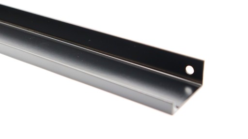 Nábytková hranová rukoväť 212 mm čierna pre zásuvku skrine Elegant Loft