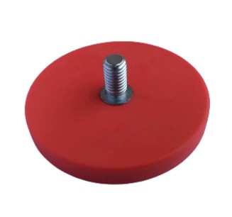 Neodymový magnetický držiak C31L guma ČERVENÁ