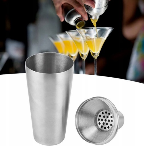 BAR SHAKER NA NÁPOJE A KOKTEJLY 500ML oceľ