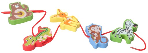 Drevené puzzle SAFARI ANIMALS 3v1, rybárske 4712