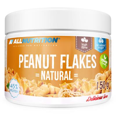 ALLNUTRITION ARAŠIDOVÉ VLOČKY 150g PRÍRODNÉ VLOČKY ARAŠIDOVÉHO MASLA