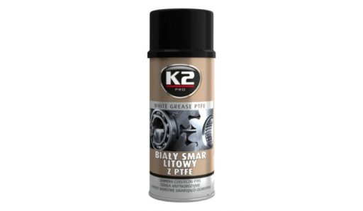 K2 BIELY LÍTIOVÝ TUK S PTFE TEFLÓNOM 400ml W121