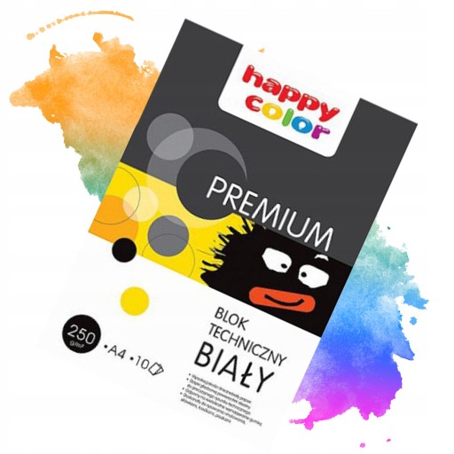 BIELY TECHNICKÝ PAPIER ŠKOLSKÝ BLOK A4 PAPIER