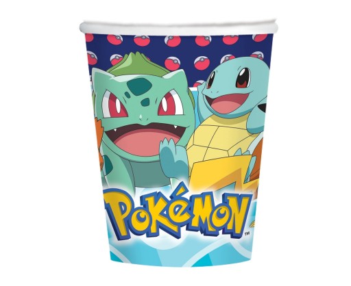 Pokémon oválne papierové taniere 23 cm na narodeniny