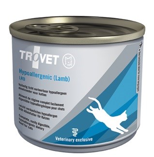 TROVET LRD Hypoalergénne jahňacie mäso pre mačky 200g