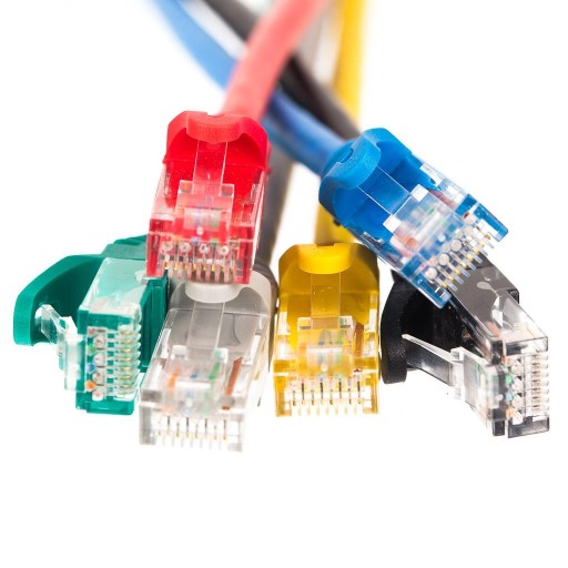 Netrack patch kábel RJ45 kat. 5e UTP, 1m modrý