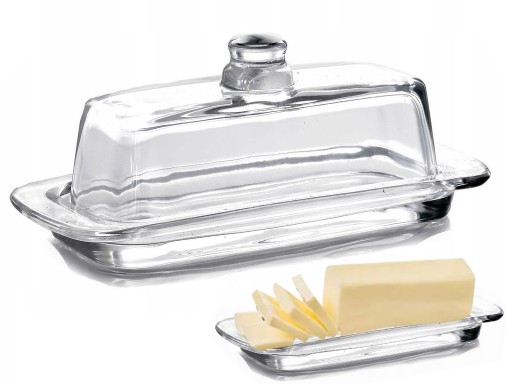 Miska na maslo Sklenený stojan na BUTTER! MS5