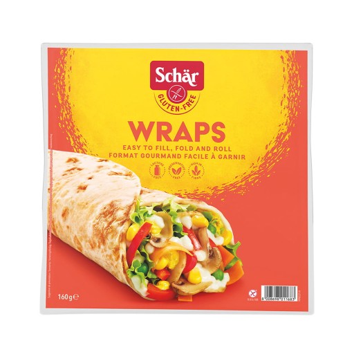 Tortilla Wraps bez lepku 160g - Schar
