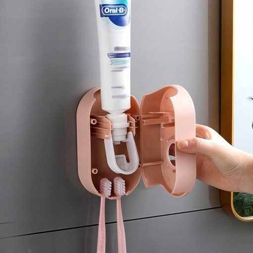 Držiak na vytláčanie zubnej pasty Oral-B, vešiak