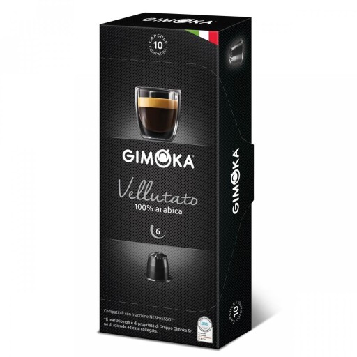 Gimoka Vellutato Arabika 10 kapsúl Nespresso