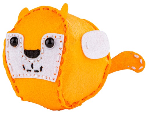 Súprava na šitie MASCOT Vyšívaný vankúš LESNÉ ZVIERATÁ FOX DIY
