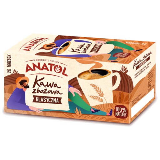Anatol Classic Cereálna káva 20 vrecúšok