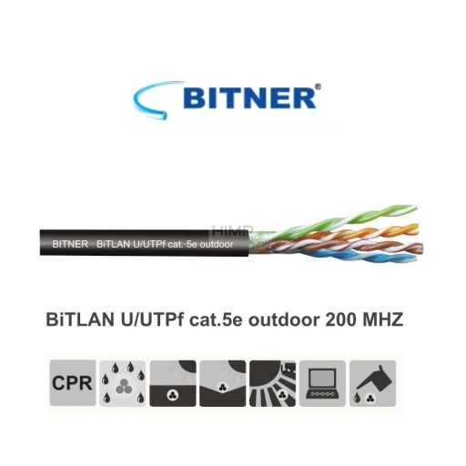 BiTLAN U/UTP kat.5e gélový kábel, Bitner uzemnenie