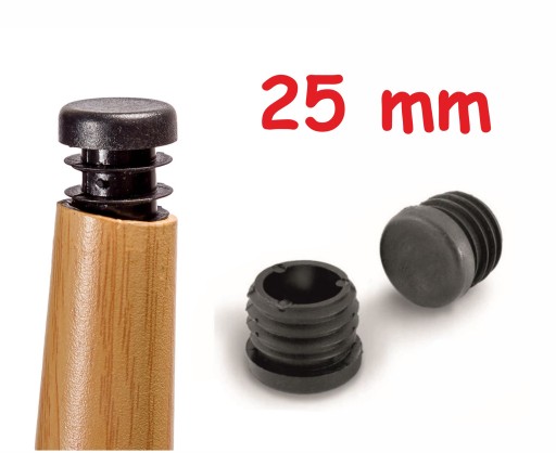 POKRÝVKY NA STOLIČKU OCHRANA NÔH PODLAHY ZÁSTRČKA 25MM 4KS