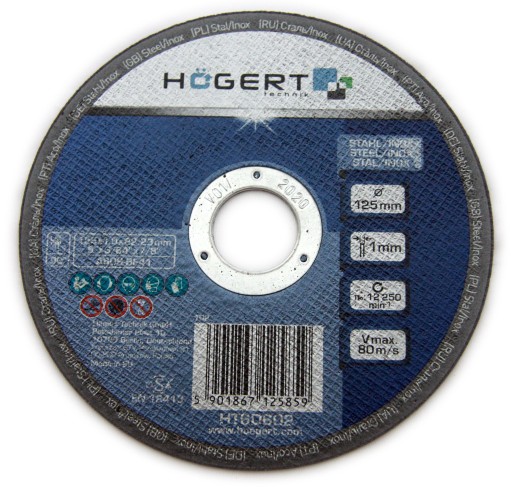 Rezný kotúč na kov 125x1,0x22,23 mm