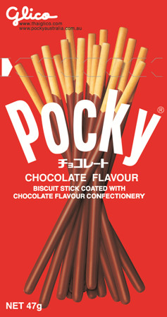 Pocky čokoládová príchuť