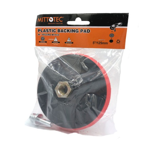 KOTÚČ NA BRÚSNE KOTOUČE SO VELCRO 125mm ADAPTÉROM 6mm