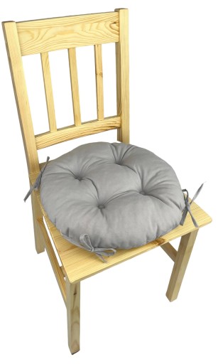 Podsedák na stoličku na stoličku 35cm SVETLO SIVÁ KRUH