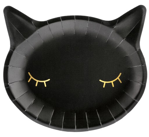 PAPIEROVÉ TANIERE CAT MAČKA ČIERNA 22cm 6 ks
