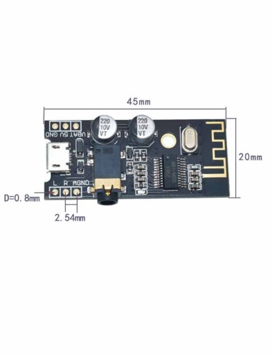 Bluetooth adaptér vysielača AUX audio prijímač