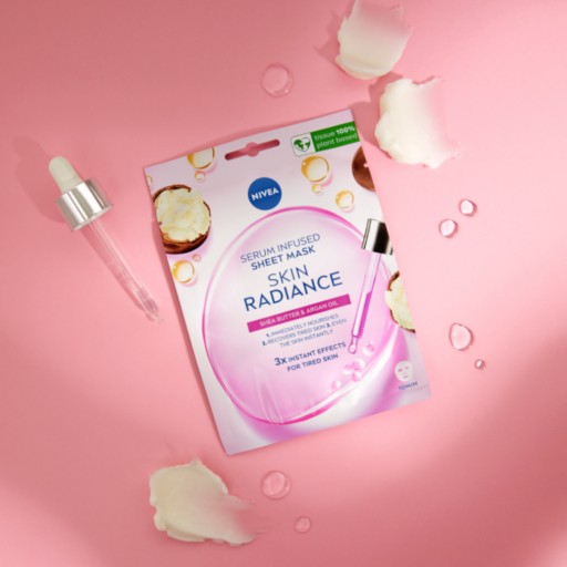 NIVEA SKIN RADIANCE Pleťová maska s rozjasňujúcim sérom