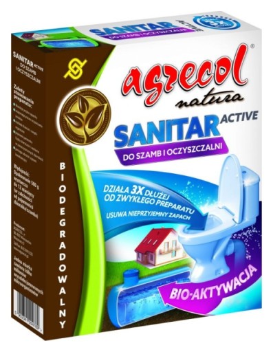 Sanitar Active pre septiky čističiek odpadových vôd 25g Agrecol
