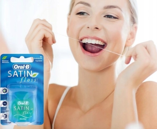ORAL-B SATÉNOVÁ FLOSS MINT DENTAL Flosser WAXED MINT 25m