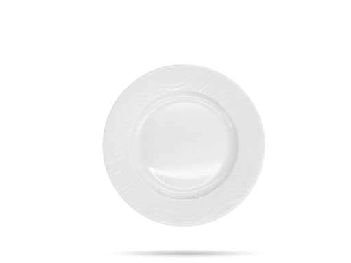 Biely tanier tanier 17 cm River Lubiana