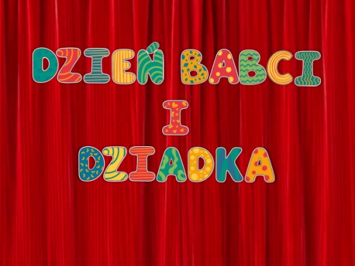 Dekorácia s nápisom DEŇ STARÝCH RODIČOV A DEDKOV, veľký výrez