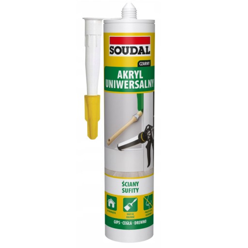 AKRYLÁTOVÝ UNIVERZÁLNY TEPEL BLACK SOUDAL 280ml