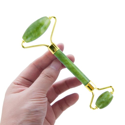 ROLEČOVÝ JADE VALEC PRE GUA SHA MASÁŽNU TAŠŤ