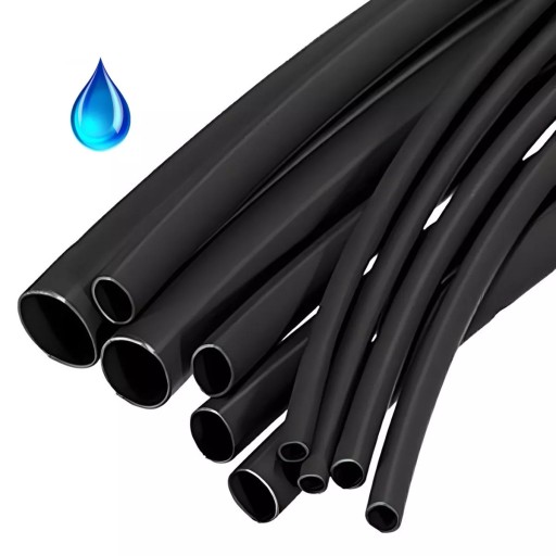 4,8 mm zmršťovacia trubica s čiernym lepidlom