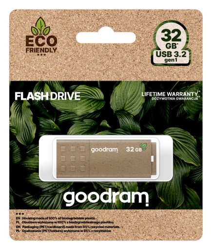 GOODRAM 32GB UME3 ECO FRIENDLY USB 3.2 kľúč