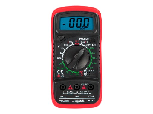 MULTIMETER DIGITÁLNY LCD MERAČ PRÚDU PROFESIONÁLNE PUZDRO NA 9V BATÉRIU
