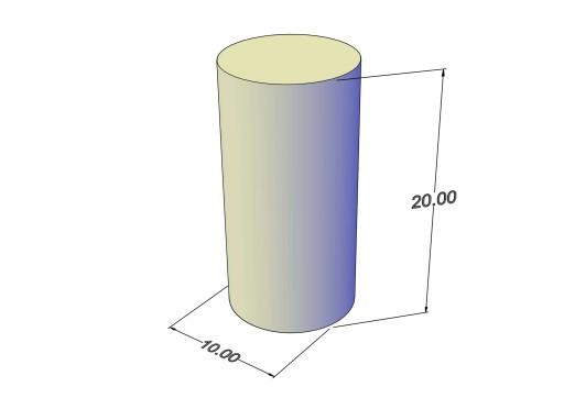 Cylindrický neodymový magnet MW 10x20 N38-1 kus