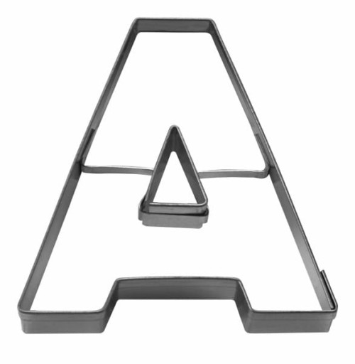 Formička v tvare A - 6,5 cm - abeceda