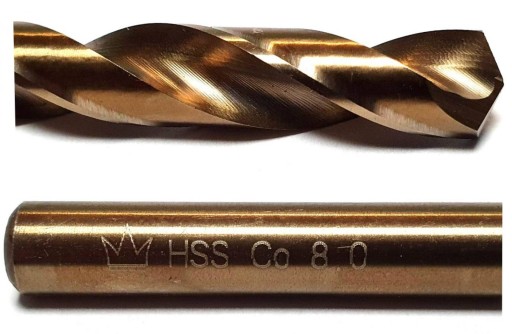 KOBALTOVÝ VRTÁK DO KOVU 2 MM KOBALTOVÝ HSS-Co