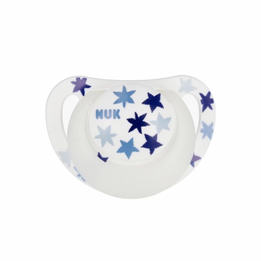 NUK SILIKÓNOVÉ UKLIDŇUJÚCE SADLO STAR 18-36m STAR NIGHT BLUE