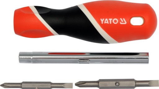 Skrutkovač s 2 obojstrannými vymeniteľnými bitmi YATO