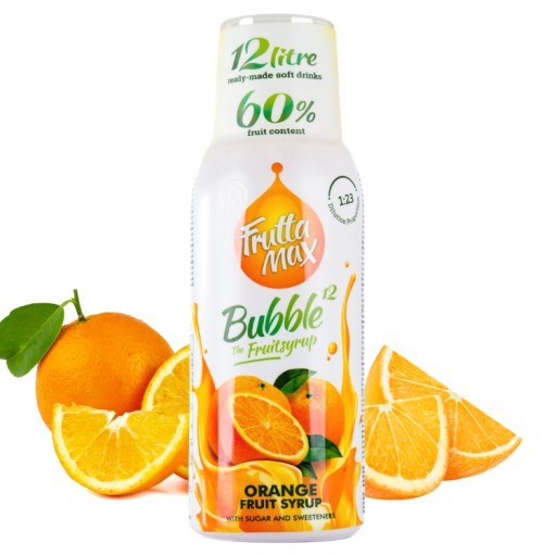 FruttaMax Pomarančový sirupový koncentrát pre Sodastream 500 ml