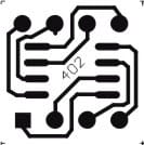 UMSMD402 Doska - adaptér SO8-DIP8 12 x 12 mm