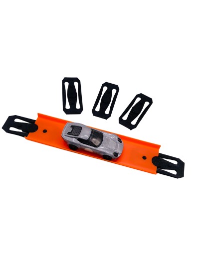 HOT WHEELS TRAŤOVÝ KONEKTOR, ČIERNA - SADA 10ks