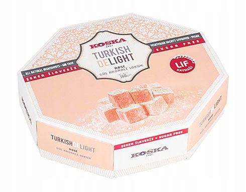 Turkish Delight rose locum bez cukru 160g Koska
